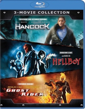 Blu-ray Ghost Rider / Hancock / Hellboy Book