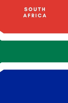 Paperback South Africa: Country Flag A5 Notebook to write in with 120 pages Book
