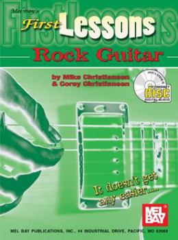 Paperback First Lessons Rock Guitar [With CD] Book