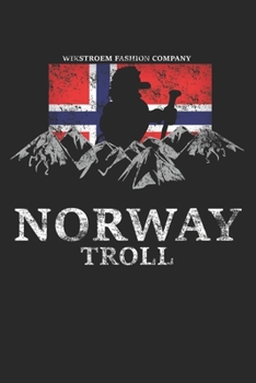 Paperback Wikstroem - Notes: Norwegen Troll Berge Wandern used look - Monatsplaner 15,24 x 22,86 [German] Book
