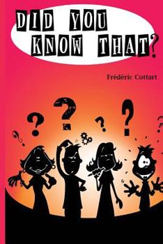 Paperback Did you know that? Book