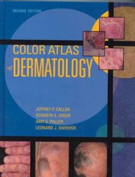 Hardcover Color Atlas of Dermatology Book