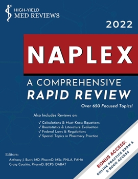 Paperback NAPLEX Comprehensive Rapid Review Book