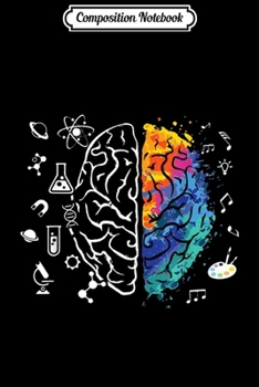 Composition Notebook: Colorful Brain Science And Art  Journal/Notebook Blank Lined Ruled 6x9 100 Pages