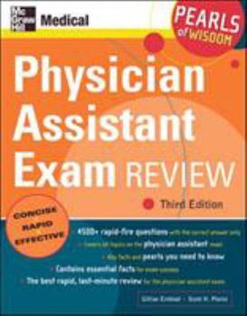 Paperback Physician Assistant Exam Review: Pearls of Wisdom, Third Edition: Pearls of Wisdom Book