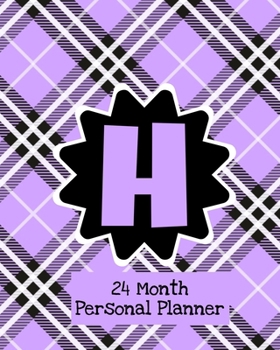 24 Month Personal Planner: Monogrammed Schedule and Organizer