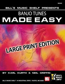 Paperback Banjo Tunes Made Easy [Large Print] Book
