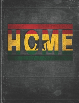 Home: Ghana Flag Personalized Retro Gift for Ghanaian Retired Coworker Friend Party Undated Planner Daily Weekly Monthly Calendar Organizer Journal