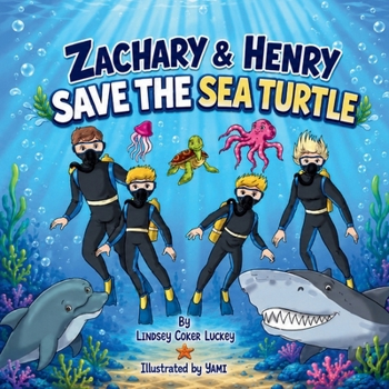 Paperback Zachary & Henry Save the Sea Turtle Book