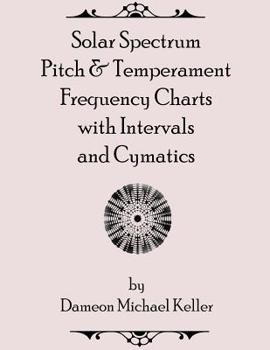 Paperback Solar Spectrum Pitch & Temperament Frequency Charts with Intervals and Cymatics: 2nd Edition Book