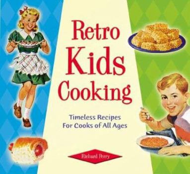 Hardcover Retro Kids Cooking Book