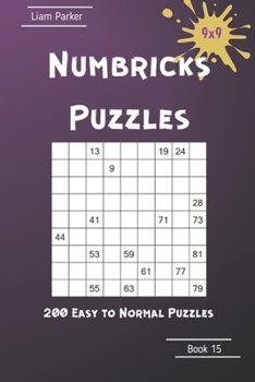 Paperback Numbricks Puzzles - 200 Easy to Normal Puzzles 9x9 Book 15 Book