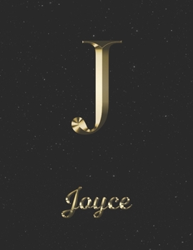 Joyce: 1 Year Daily Planner (12 Months) | Yellow Gold Effect Letter J Initial First Name | 2020 - 2021 | 365 Pages for Planning | January 20 - ... | Plan Each Day, Set Goals & Get Stuff Done