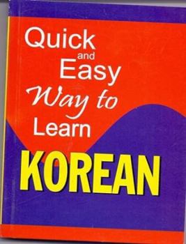 Paperback QUICK AND EASY WAY TO LEARN KOREAN [Paperback] [Jan 01, 2017] NA Book