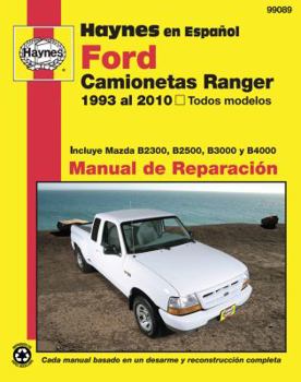 Paperback Ford Camionetas Ranger Manual de Reparacion: 1993 Al 2010, Todos Modelos [Spanish] Book