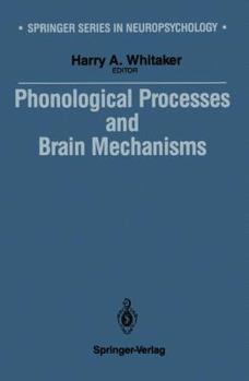 Paperback Phonological Processes and Brain Mechanisms Book