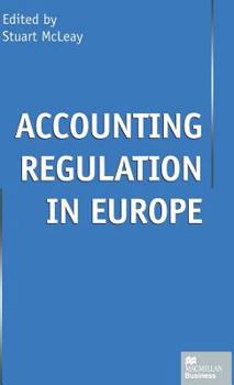 Hardcover Accounting Regulation in Europe Book