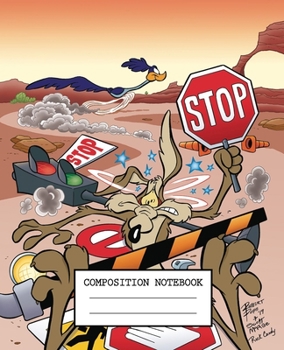 Composition Notebook: Looney Tunes Soft Glossy Cover Wide Ruled Lined Pages Book 7.5 x 9.25 Inches 110 Pages