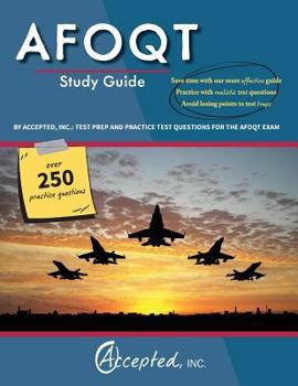 Paperback AFOQT Study Guide: Test Prep and Practice Test Questions for the AFOQT Exam Book