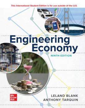 Paperback Engineering Economy ISE Book
