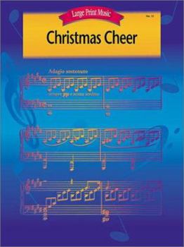 Paperback Christmas Cheer (Large Print Music No. 15) Book