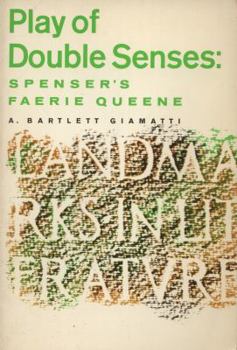 Paperback Play of Double Senses: Spenser's Fairie Queene (Landmarks in Literature) Book