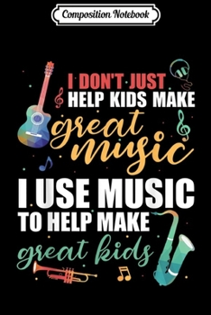 Paperback Composition Notebook: I Don't Need A Costume I'm A Music Teacher Halloween Gift Journal/Notebook Blank Lined Ruled 6x9 100 Pages Book