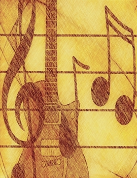 Paperback Guitar Songwriting Journal: A guitar music journal for capturing song ideas and notes into a convenient collection. Book