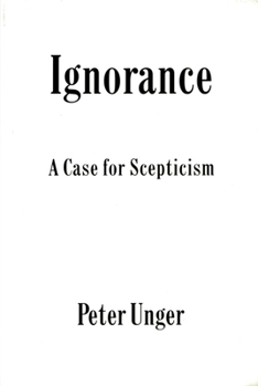 Paperback Ignorance: A Case for Scepticism Book