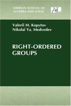 Hardcover Right-Ordered Groups Book