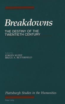 Hardcover Breakdowns: The Destiny of the Twentieth Century Book