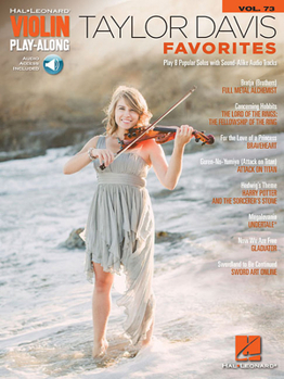 Paperback Taylor Davis - Favorites: Violin Play-Along Volume 73 (Hal Leonard Violin Play-Along) Book/Online Audio Book