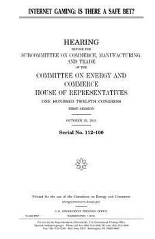 Paperback Internet gaming: is there a safe bet? Book