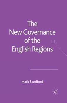Paperback The New Governance of the English Regions Book