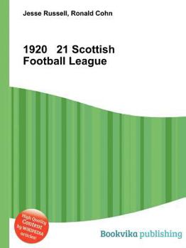 Paperback 1920 21 Scottish Football League Book