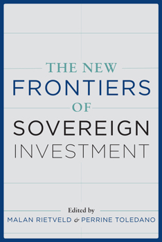 Hardcover The New Frontiers of Sovereign Investment Book