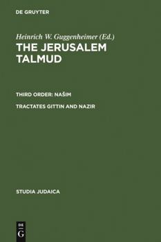 Hardcover Tractates Gittin and Nazir Book