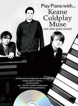 Hardcover Play Piano with .... Keane Coldplay Muse Book