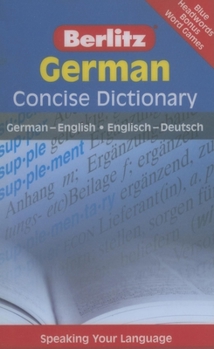 Paperback Berlitz German Concise Dictionary (Berlitz Concise Dictionaries) (German Edition) [German] Book