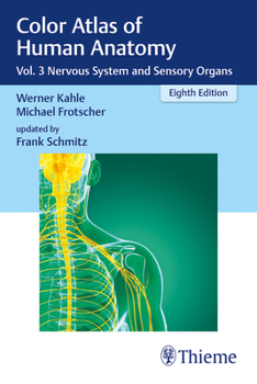 Paperback Color Atlas of Human Anatomy: Vol. 3 Nervous System and Sensory Organs Book