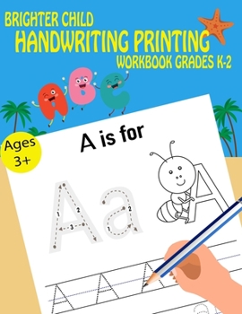 Paperback Handwriting Printing Workbook Brighter Child Grades k-2 Book