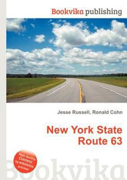 Paperback New York State Route 63 Book