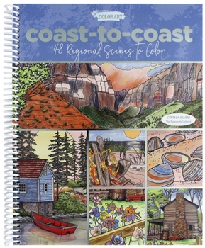 Paperback Coast to Coast Coloring Book