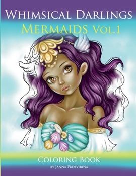 Paperback Whimsical Darlings Mermaids Vol.1: Coloring Book