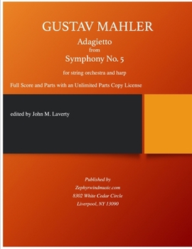 Paperback Adagietto from Symphony No. 5 Book