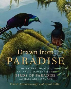 Hardcover Drawn from Paradise: The Natural History, Art and Discovery of the Birds of Paradise with Rare Archival Art Book