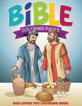 Paperback Bible Coloring Pages (God Loves You Coloring Book) Book