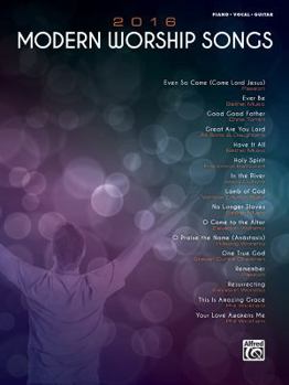 Paperback 2016 Modern Worship Songs: Piano/Vocal/Guitar Book