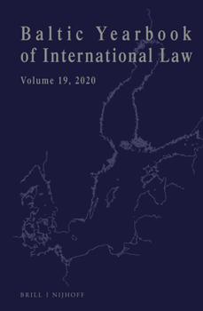 Hardcover Baltic Yearbook of International Law, Volume 19 (2020) Book