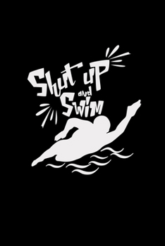 Paperback Shirt up and swim: 6x9 Swimming - lined - ruled paper - notebook - notes Book